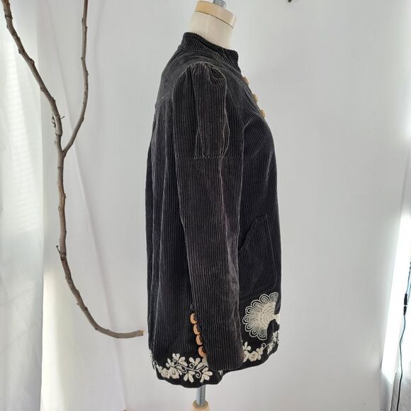 RARE anthropologie elevenses peacock corduroy - Picture 15 of 16